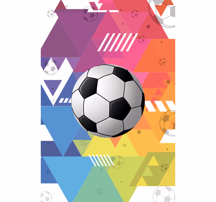 Višebojne geometrijske kuglice sportske rolete - TenStickers