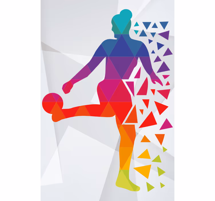 Rolo zavjese sport geometrijski nogometaš - TenStickers