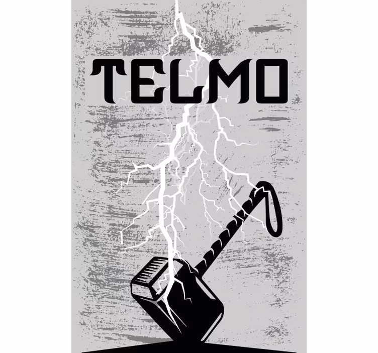 Junak čekića geek rolo zavjesa - TenStickers