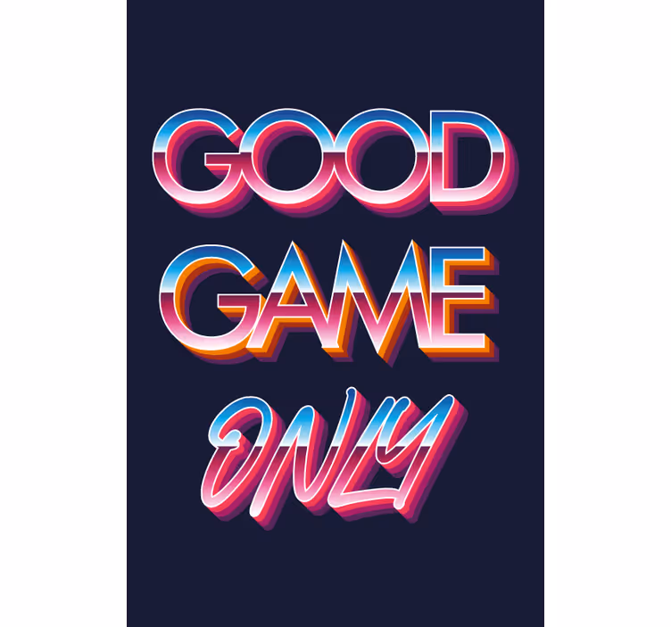 Rolo zavjese s tekstom fraza inspiracije za igranje - TenStickers