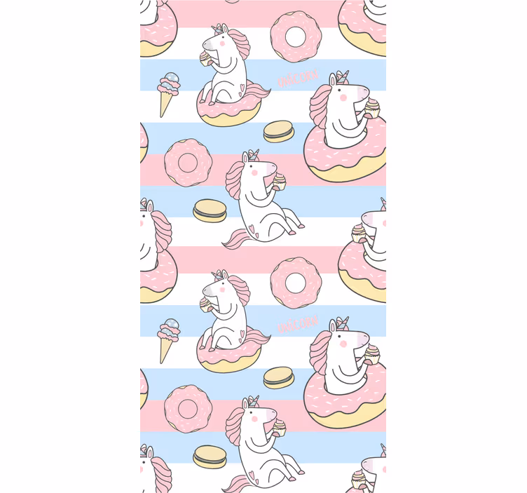 Rolo zavjese zabava unicorn desert delights - TenStickers