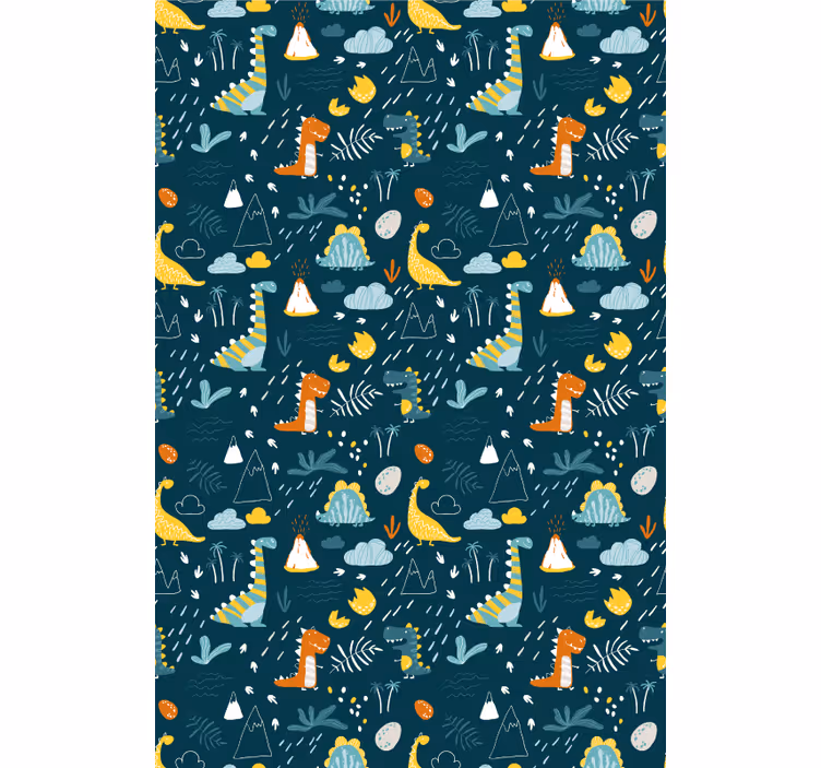 Rolo zavjese dinosaura za igru s motivima dinosaura - TenStickers