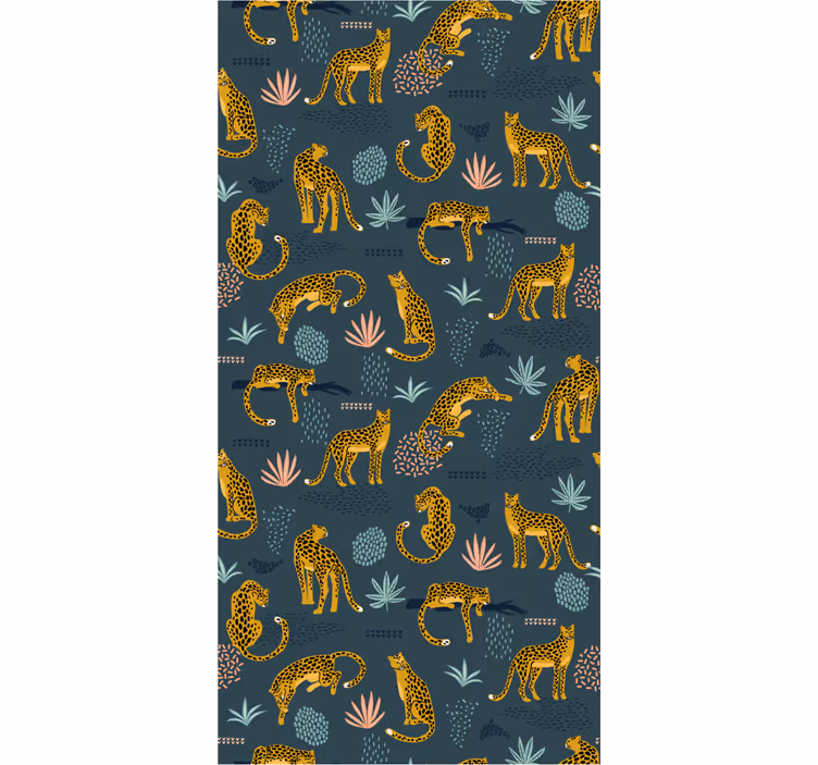 Rolo zavjese životinje leopard džungle print - TenStickers