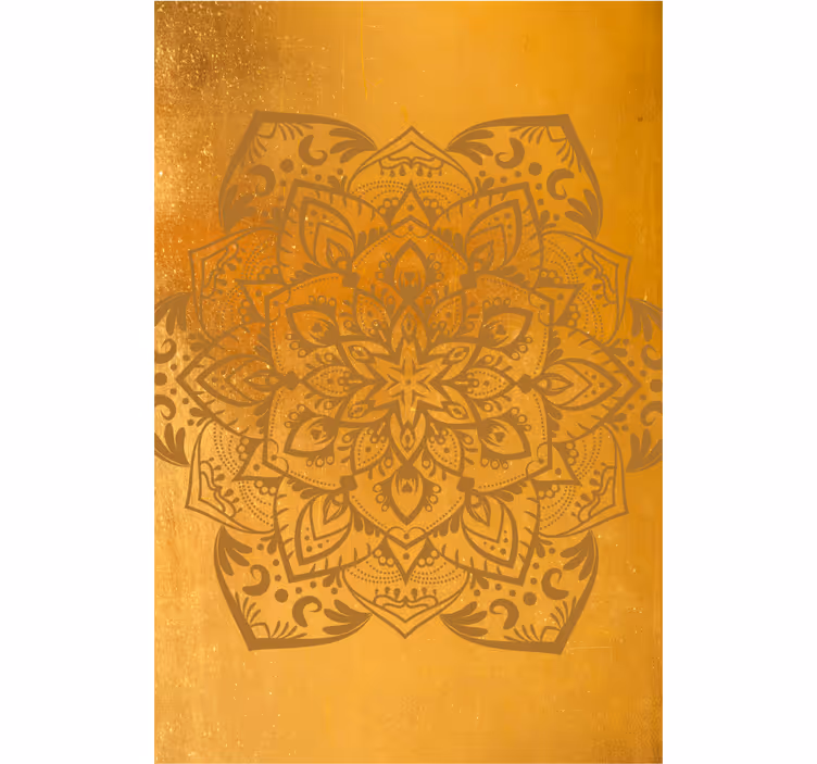 Rolo zavjese zen duhovna zlatna mandala - TenStickers