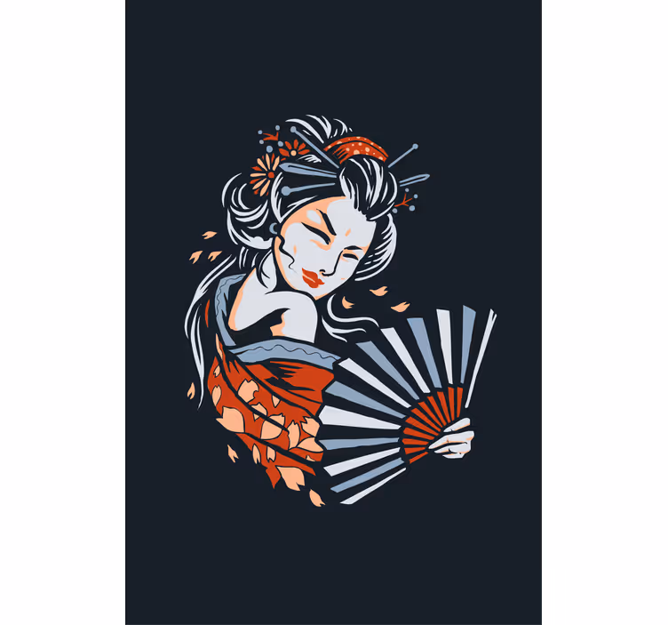 Rolo zavjese izvornik graciozan lepezasti ples - TenStickers