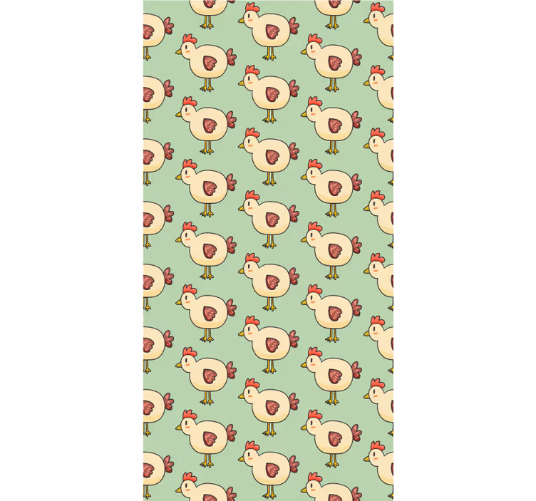 Rolo zavjese životinje divan motiv piletine - TenStickers