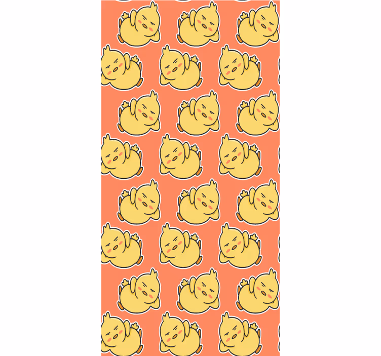 Rolo zavjese životinje likovi žutih pilića - TenStickers