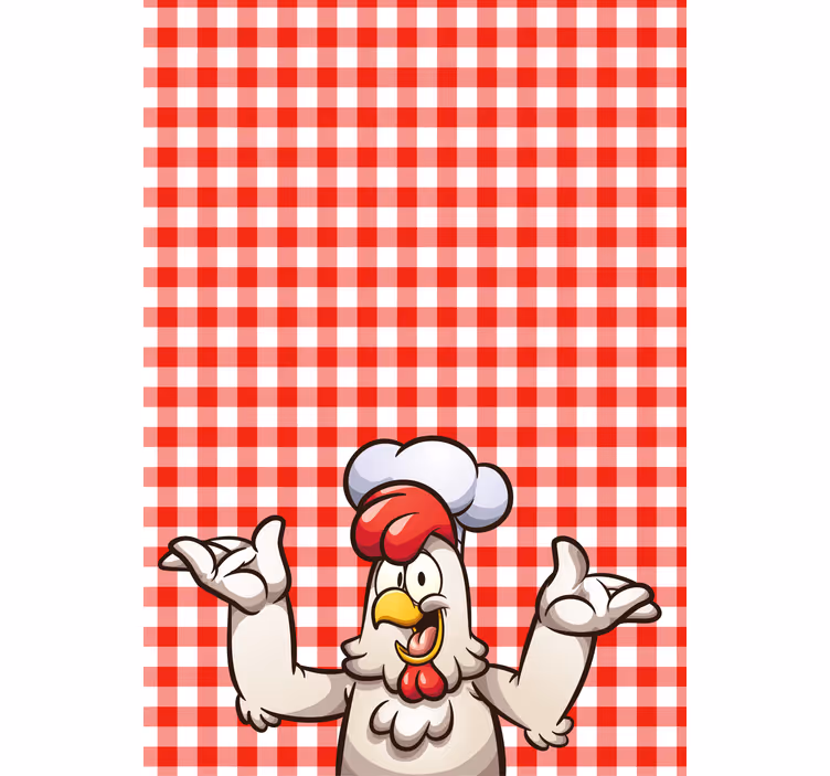 Rolo zavjese životinje kuhar pijetao lik - TenStickers