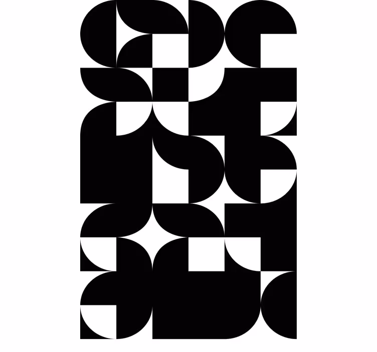Rolo zavjese moderna energetski geometrijski rasporedi - TenStickers