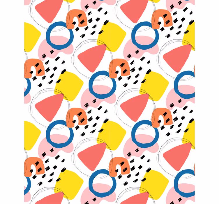 Rolo zavjese moderna neobični geometrijski uzorci - TenStickers