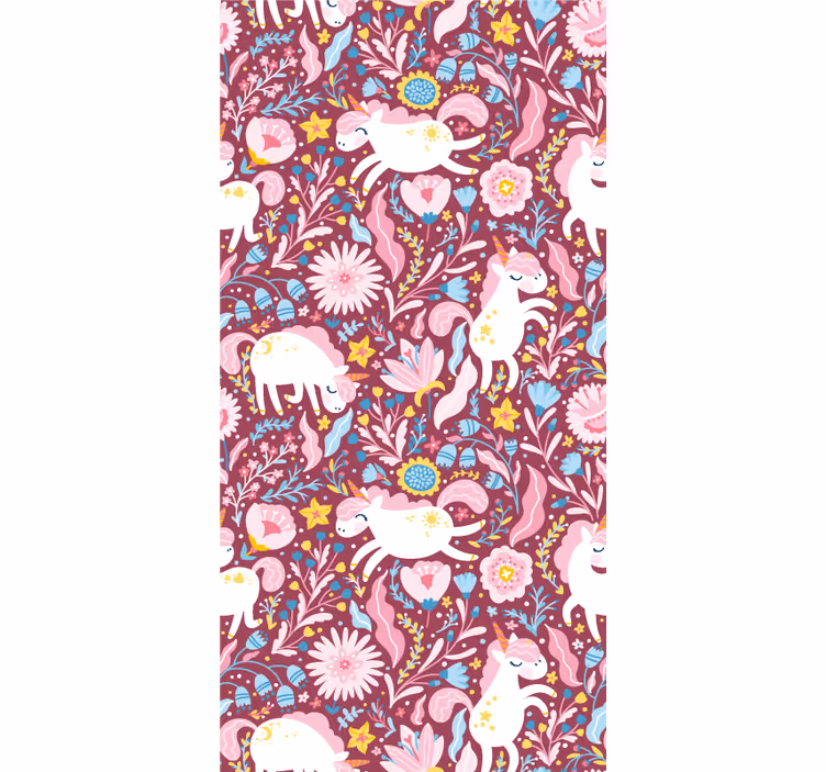 Rolo zavjese izvornik šareni uzorci jednoroga - TenStickers