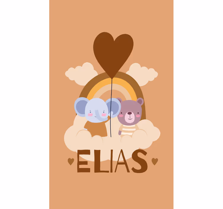 zavjese po mjeri koala medvjed prijatelji - TenStickers
