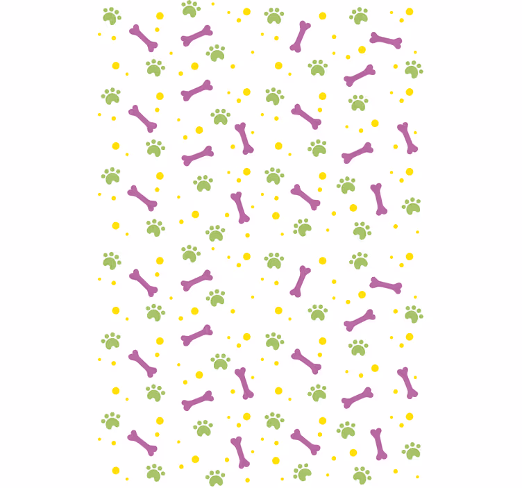 Rolo zavjese životinje šape i kosti - TenStickers