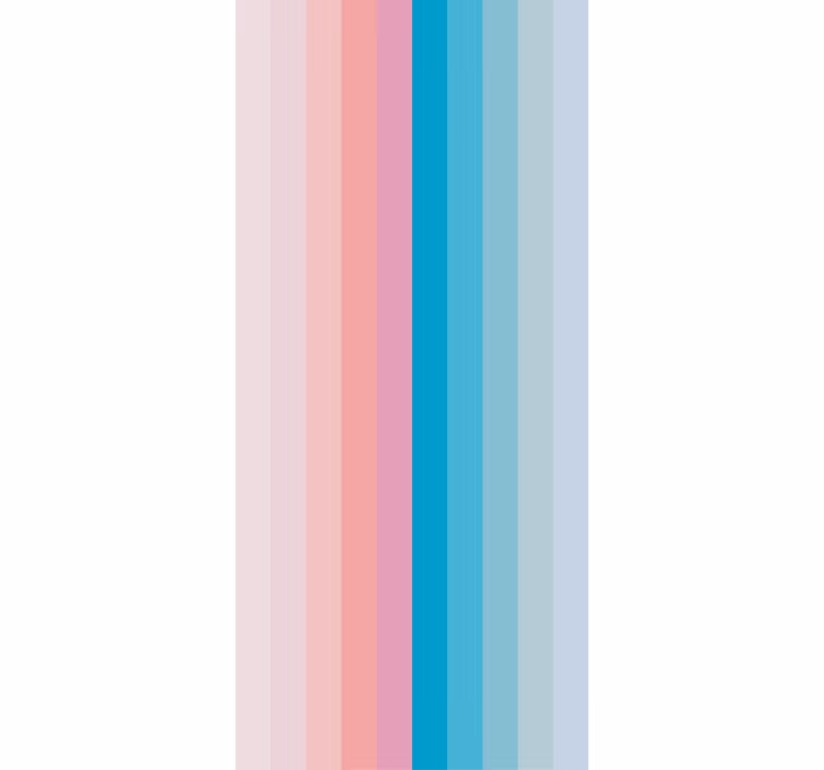 Nijanse pastelnih boja blokiraju Rolo zavjesau dnevnu sobu - TenStickers
