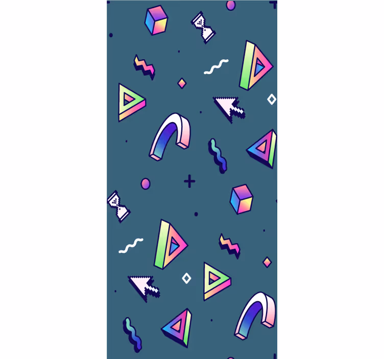 Retro vaporwave predmeti tinejdžerski Rolo zavjese - TenStickers