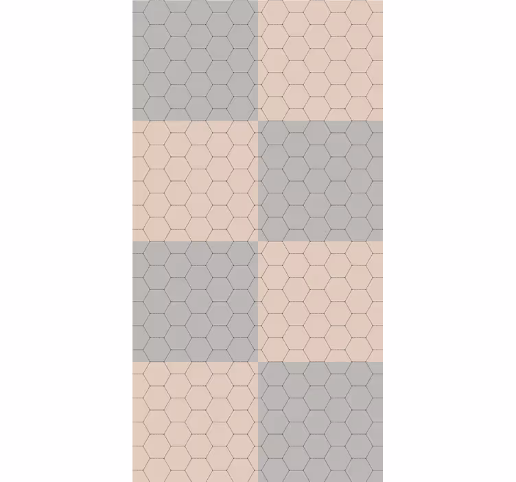 Rolo zavjese elegantan blokovi šesterokutnog uzorka - TenStickers