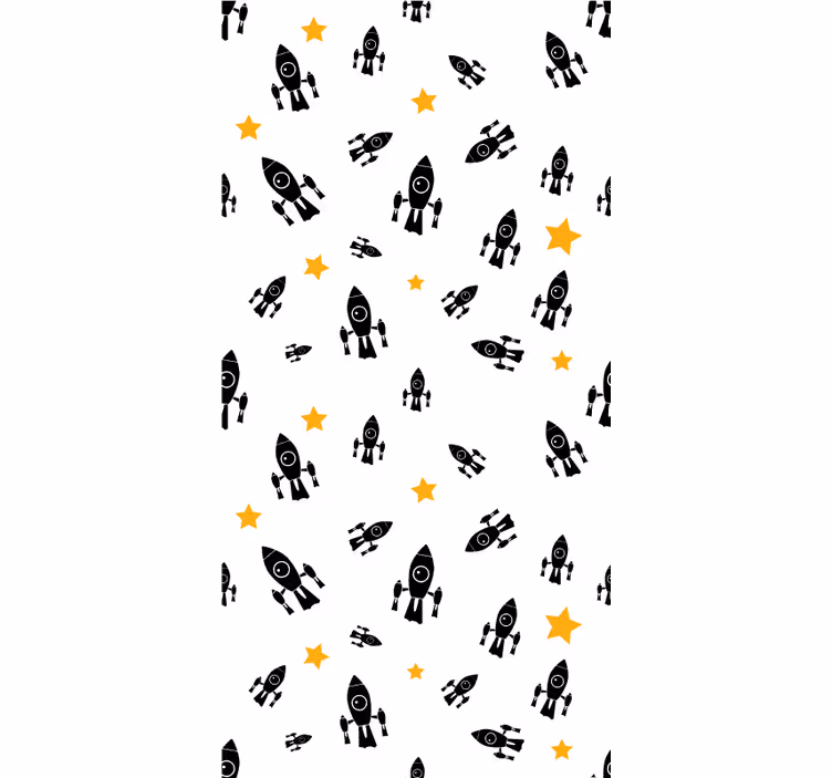 Rolo zavjese štreber raketna zvjezdana avantura - TenStickers
