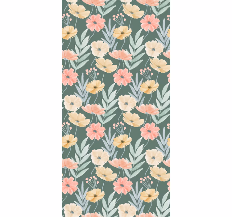 Rolo zavjese cvijeće i biljke graciozan botanički raspored - TenStickers