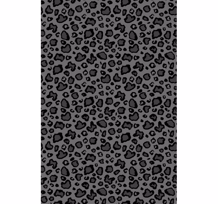 Tamno siva crna leopard uzorka Rolo zavjese životinja - TenStickers