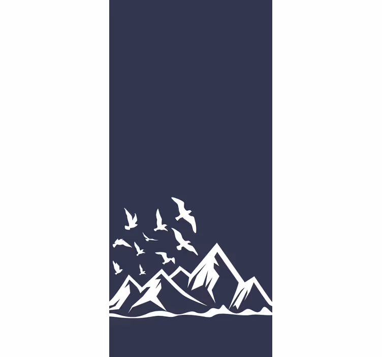 Ostale rolete planine s pticama - TenStickers