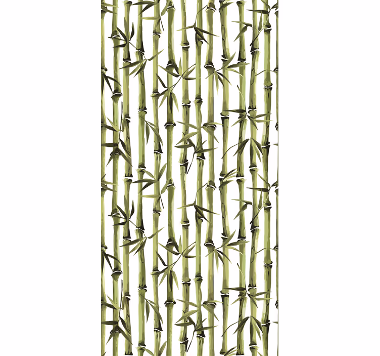 Bambus pattern grane tree blind - TenStickers