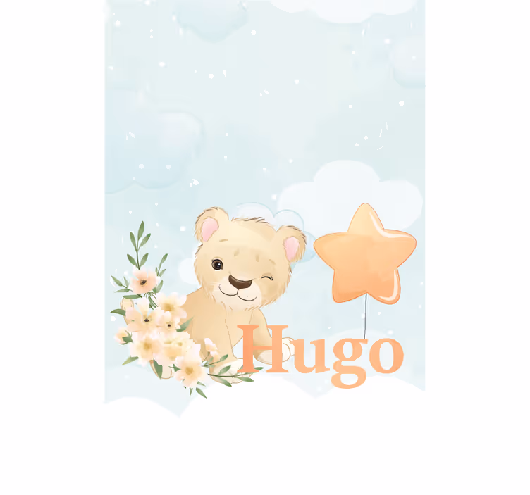 Rolo zavjese vrtić običaj lava - TenStickers