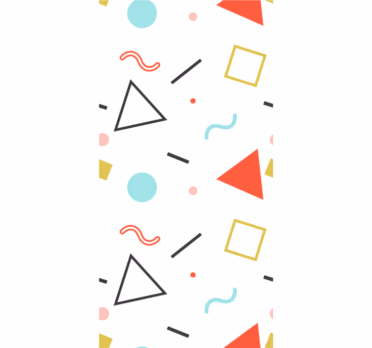 Rolo zavjese moderna minimalistički geometrijski oblici - TenStickers