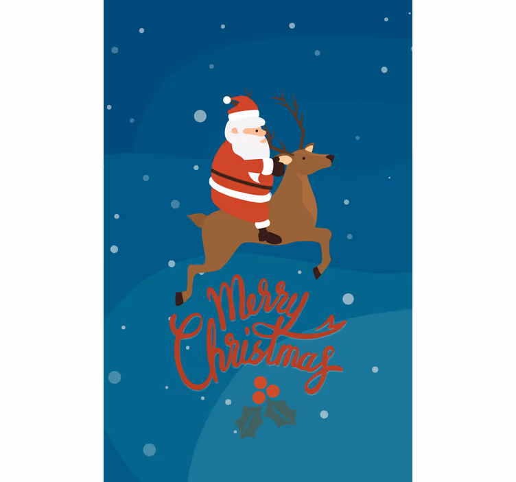 Rolo zavjese izvornik santa jašući sob - TenStickers