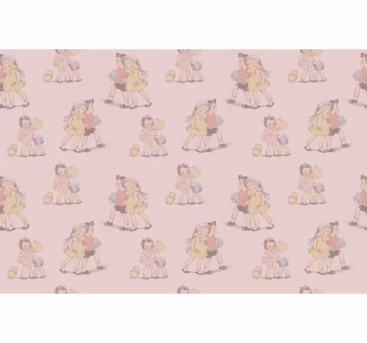 Rolo zavjese izvornik djeca koja se igraju zajedno - TenStickers
