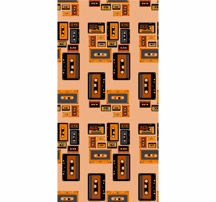 Rolo zavjese više berba retro kazete - TenStickers