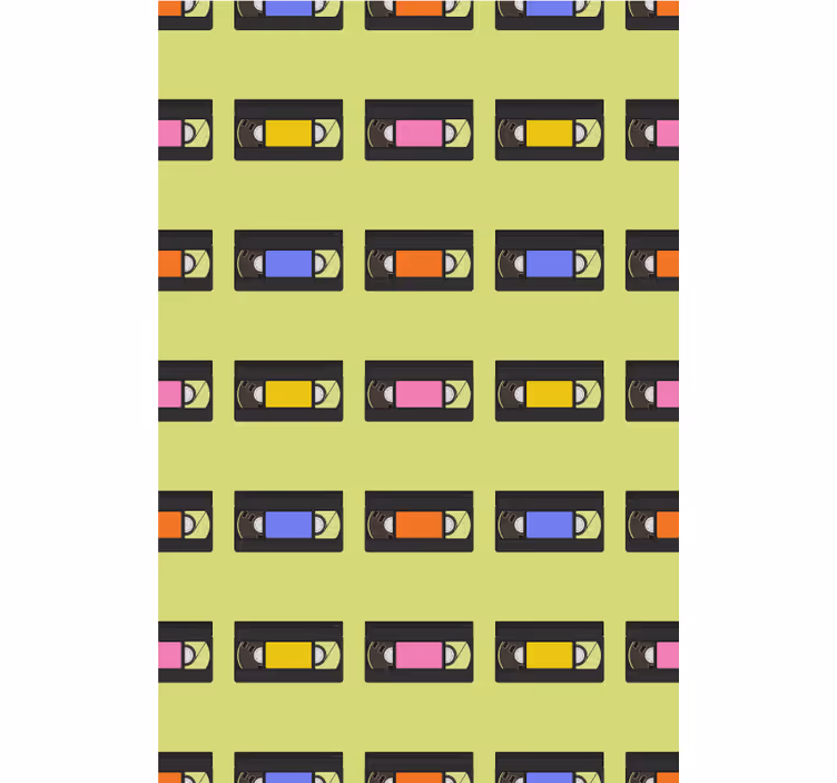 Vhs kolekcija rolete s retro uzorkom - TenStickers