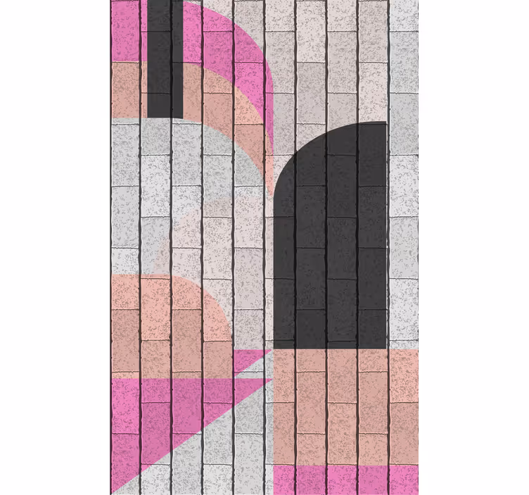 Rolo zavjese moderna geometrijski arhitektonski uzorak - TenStickers