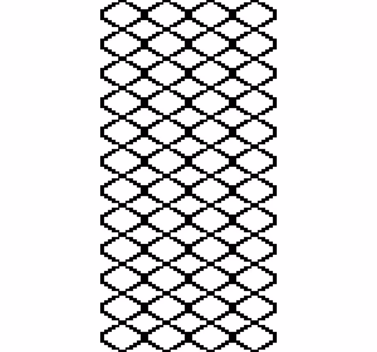 Rolo zavjese nordijski crni geometrijski dijamanti - TenStickers