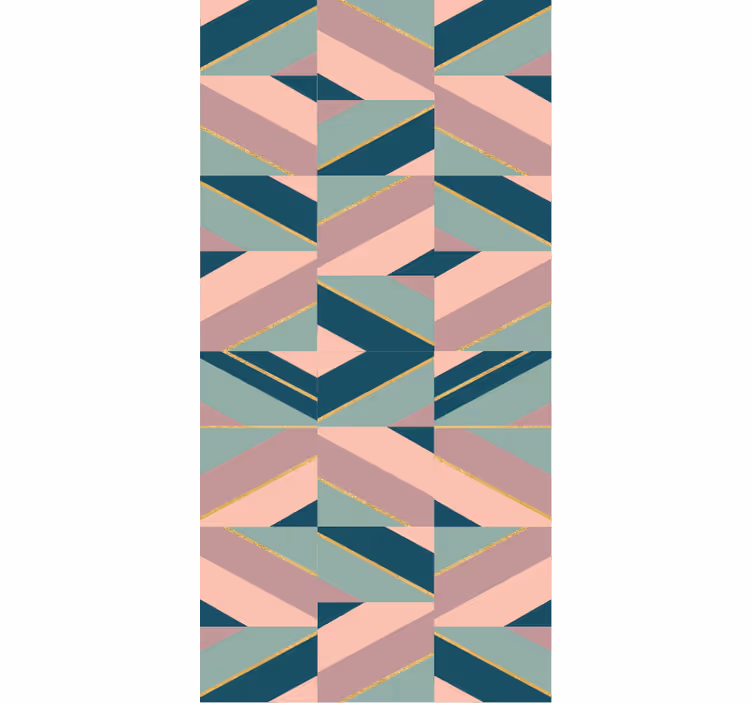 Rolo zavjese moderna apstraktni geometrijski motiv - TenStickers