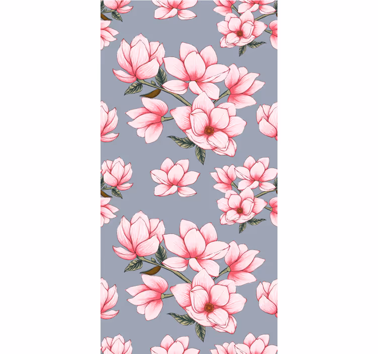 Rolo zavjese cvijeće i biljke uzorak cvjetanja magnolije - TenStickers