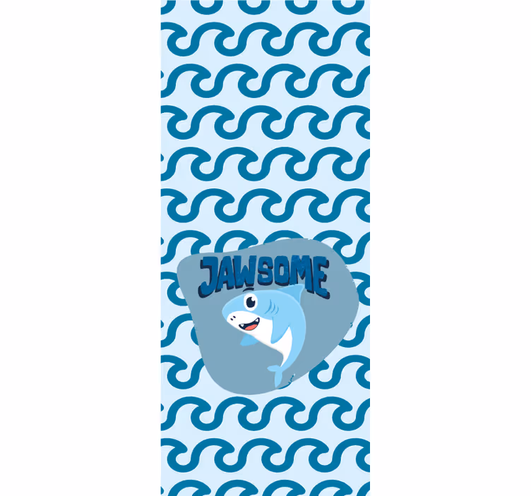 Jawsome design sea creatures kupaonska rolo zavjese - TenStickers