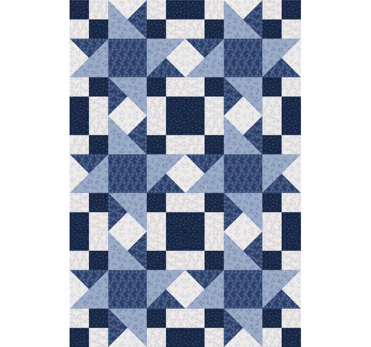 Rolo zavjese tekstura i uzorak patchwork geometrijski uzorci - TenStickers