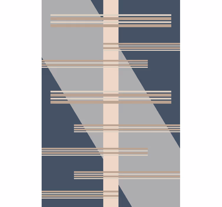 Rolo zavjese moderna tema geometrijske linije - TenStickers