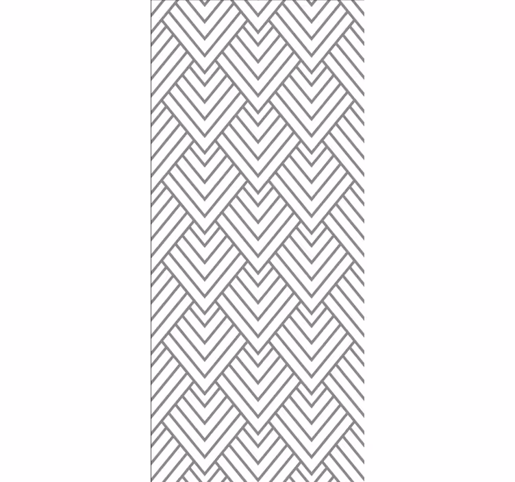 Rolo zavjese kupaonica sivi ševron dizajn - TenStickers