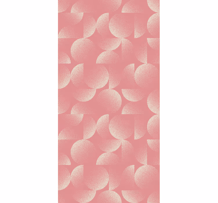 Pastelne polukružne rolete za dnevni boravak - TenStickers