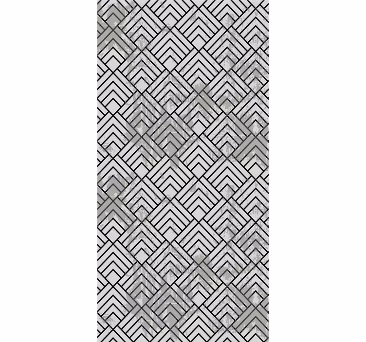 Rolo zavjese moderna geometrijski stil rasporeda - TenStickers