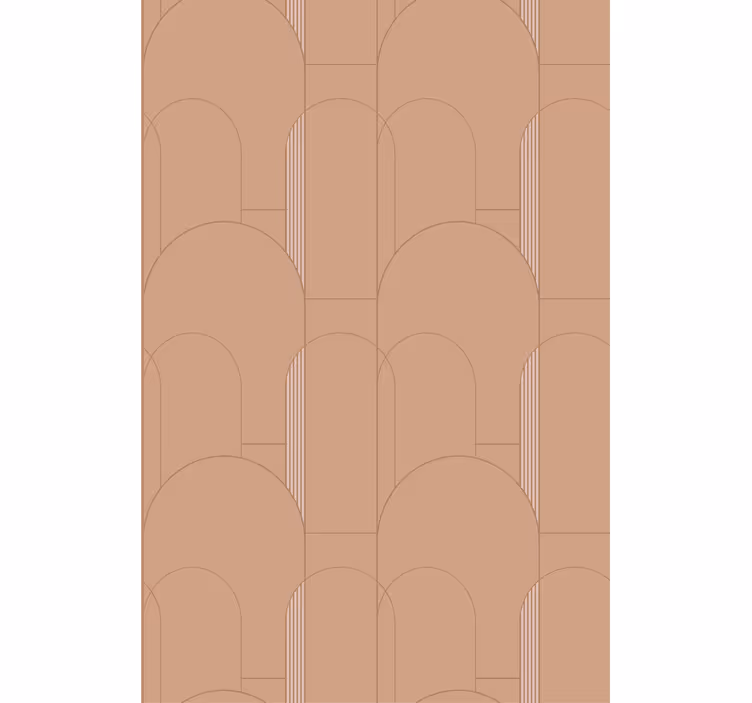 Rolo zavjese moderna dizajn geometrijskih krivulja - TenStickers