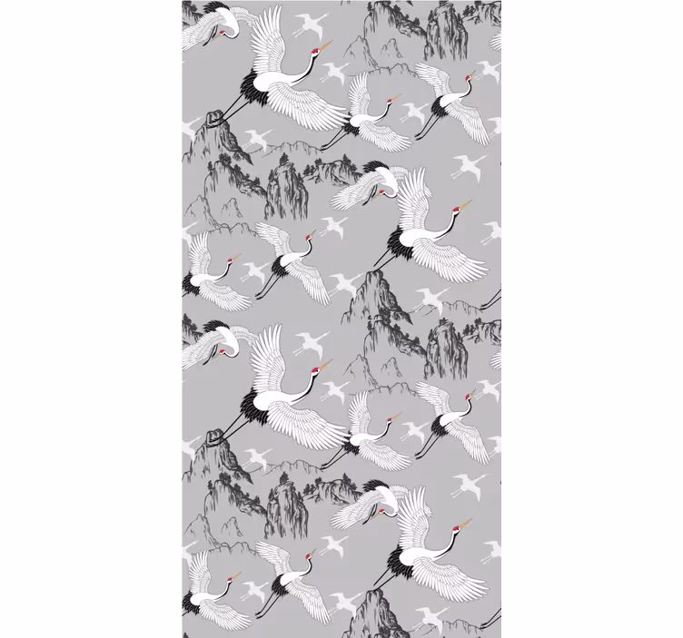Rolo zavjese više životinja ptice lete elegantan dizajn - TenStickers