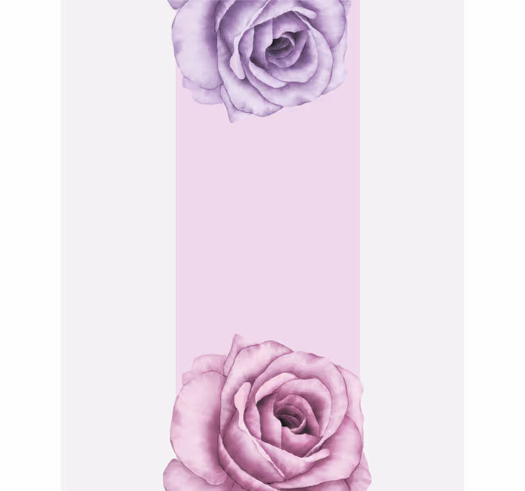 Elegantni ljubičasti cvjetovi Rolo zavjese - TenStickers