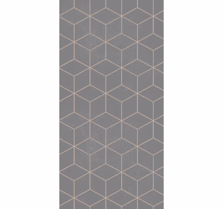 Rolo zavjese moderna geometrijski sivi motiv - TenStickers