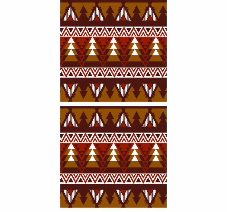 Rolo zavjese nordijski geometrijski šumski uzorak - TenStickers