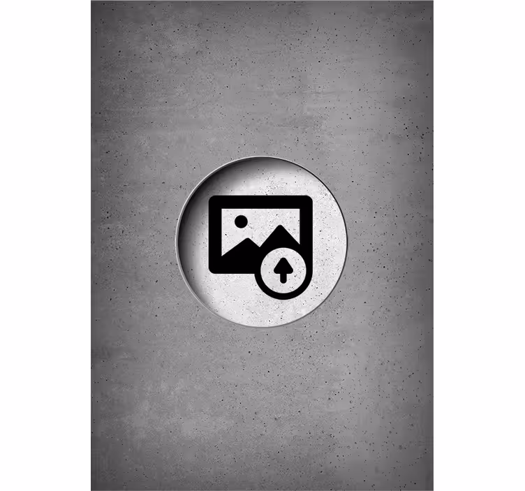 zavjese po mjeri sirovi beton po narudžbi - TenStickers