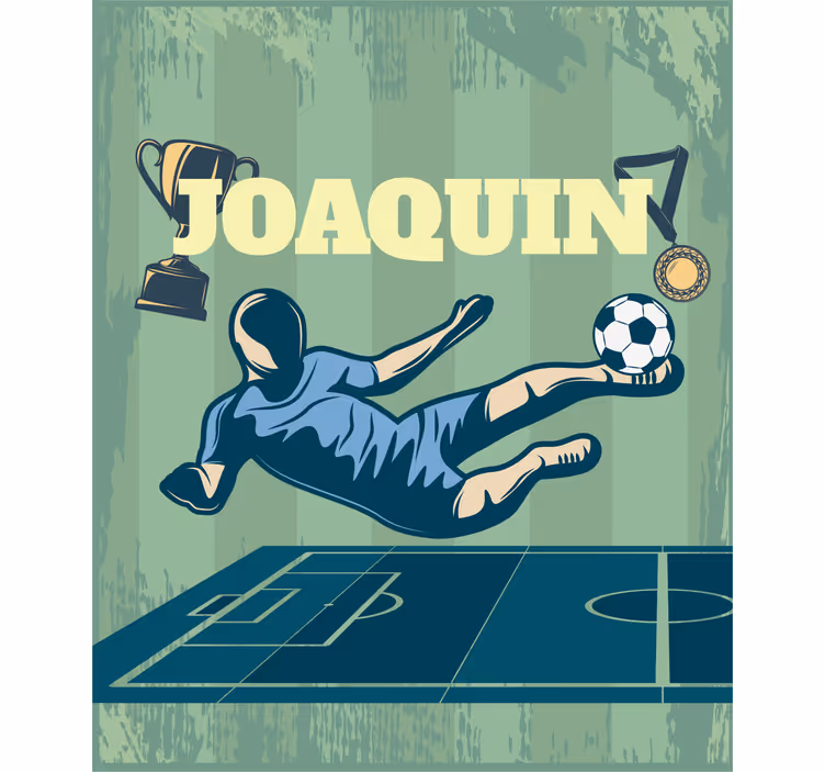 Nogomet s imenom blind soccer - TenStickers