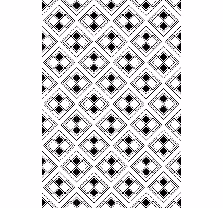 Elegantan geometrijski uzorak moderna rolo zavjese - TenStickers