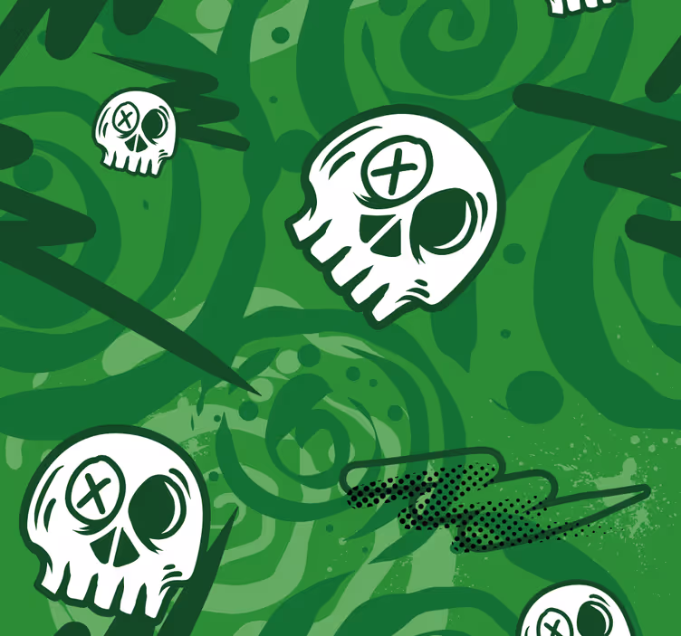 Rolo zavjese tinejdžerski grafiti lubanje - TenStickers